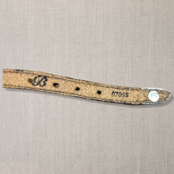 Brighton 1994 Leather Safari Animal Charm Bracelet Vintage Zebra Elephant Bear - Picture 3 of 7